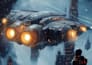 draw a sci fi art and spaceship design